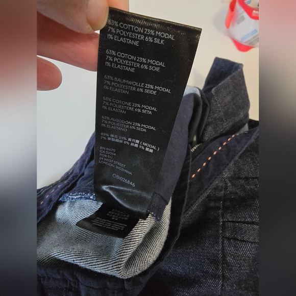 By Anthropologie The Essential Slim Cropped Pants 6 - Picture 7 of 9